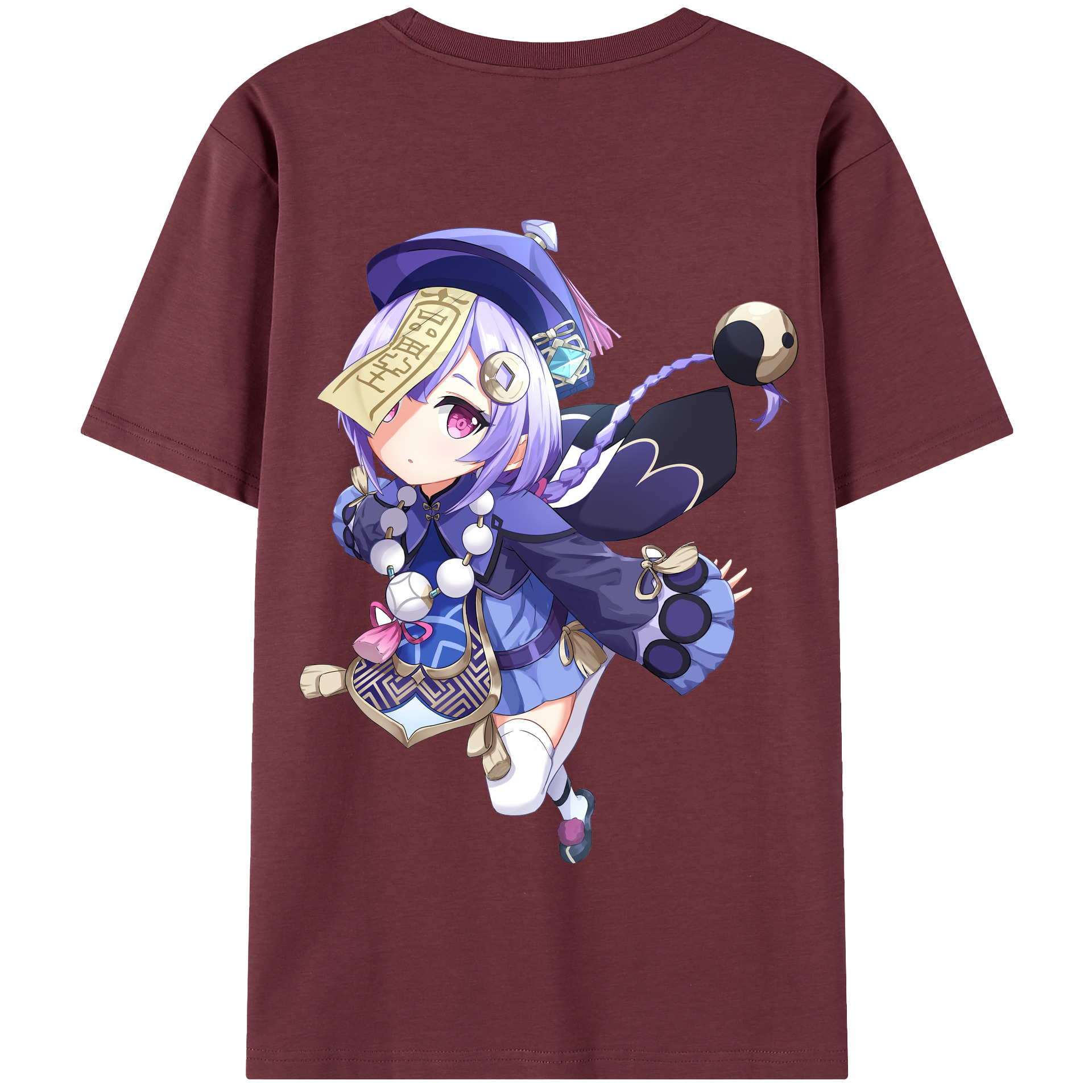 げんし神 七七 なな  genshin Nana 綿100％半袖Tシャツ（背面プリント）